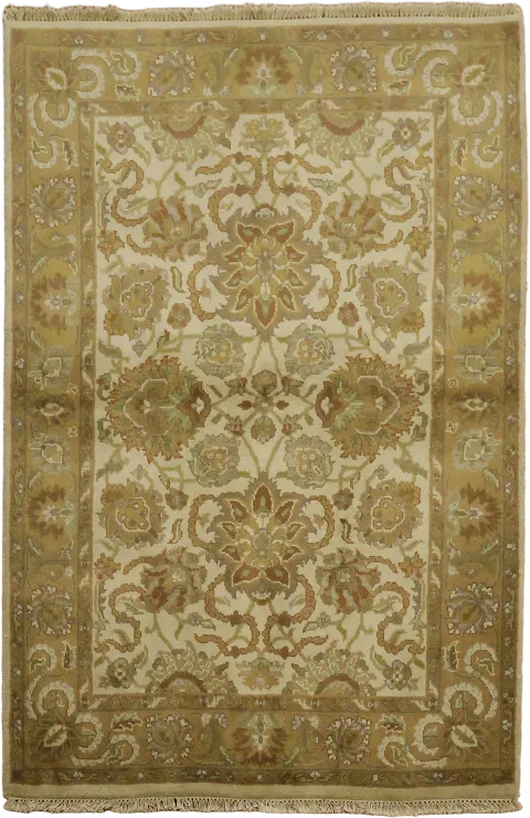 Agra Oriental Wool Rug 4x6