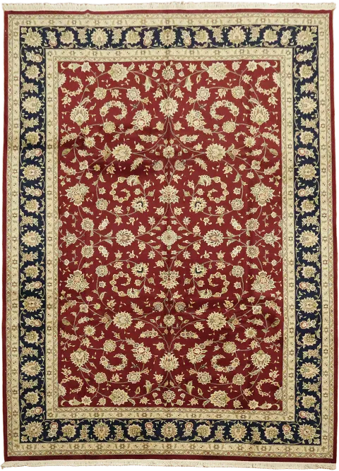 Vegetable Dye Wool Tabriz Oriental Large Rug 10x14