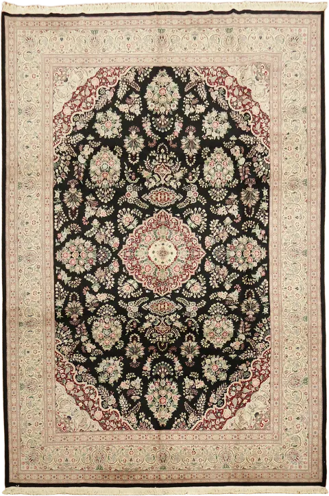 Top Quality Tabriz Oriental Wool Area Rug 9x14
