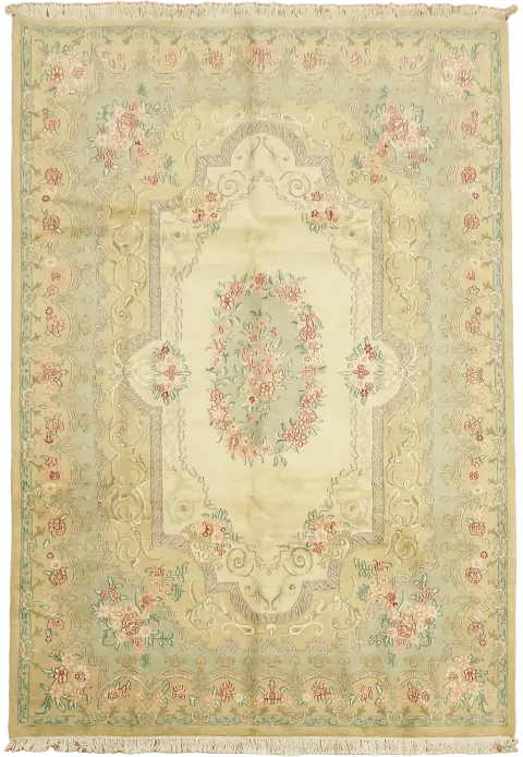 Top Quality Wool Aubusson Oriental Area Rug 8x12
