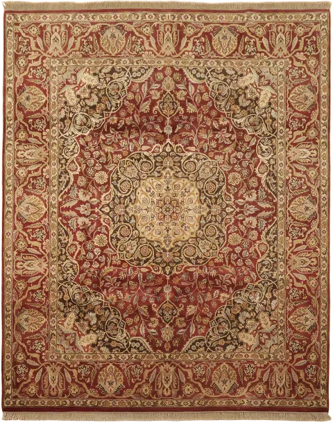 Agra Oriental Area Wool Rug 8x10