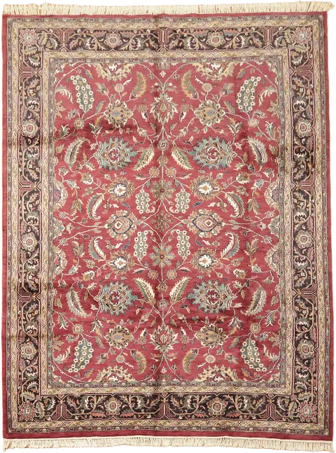 Wool Floral Agra Oriental Area Rug 8x12