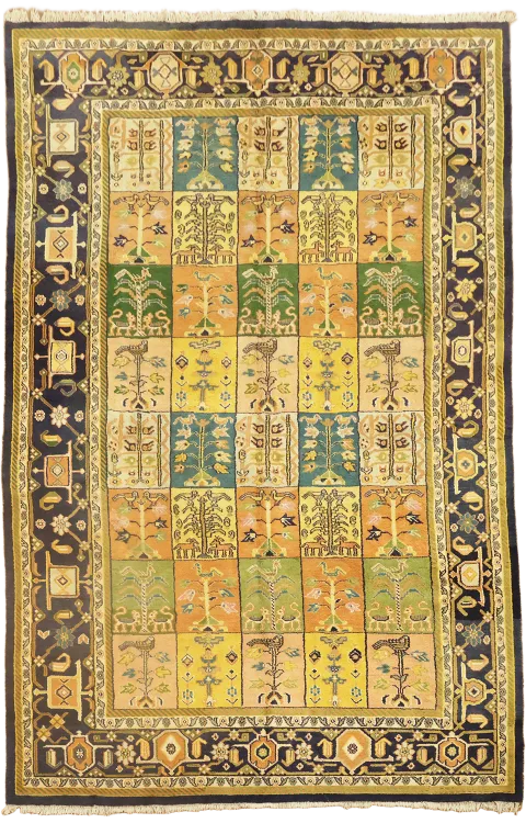 Garden Design Agra Oriental Large Wool Rug 10x16