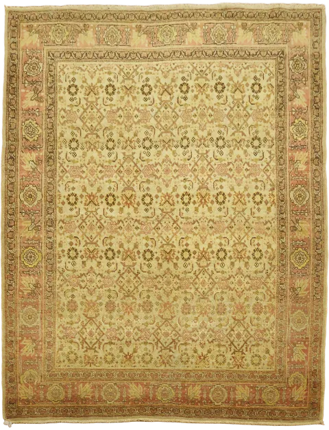 Vegetable Dye Antique Wool TabrizHaj Jalili  Persian Rug 4x6