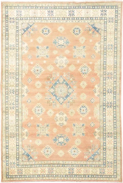 Traditional Kazak Area Wool Rug 7x10