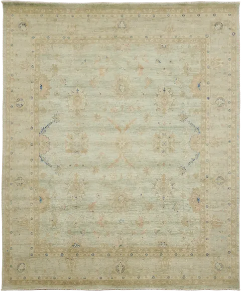 Vegetable Dye Wool Traditional Kazak Area Rug 8x10
