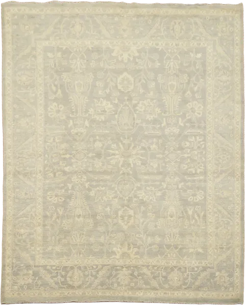 Traditional Oushak Turkish Wool Area Rug 8x10