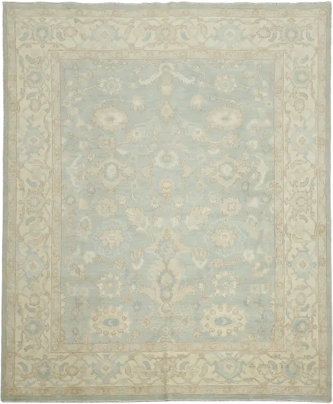 Traditional Turkish Wool Oushak Area Rug 8x10