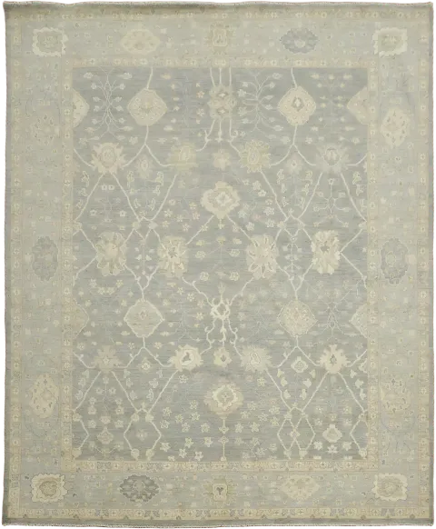 Traditional Turkish Wool Oushak Area Rug 8x10