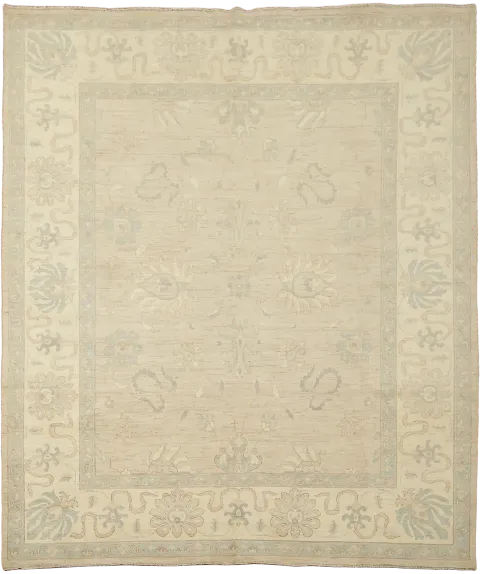Traditional Oushak Wool Area Rug 8x10