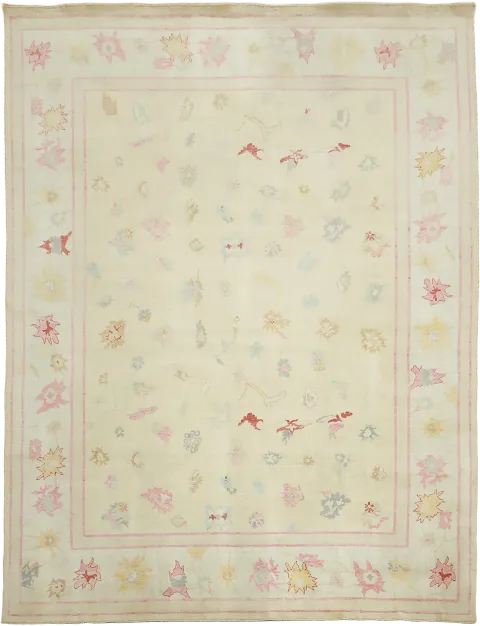 Traditional Oushak Area Wool Rug 10x13