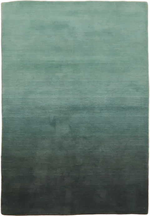 Teal Gradient Gabbeh Rug 5x7