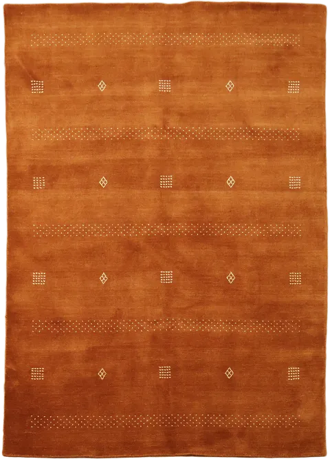 Deep Rust Gabbeh Tribal Rug 6x8