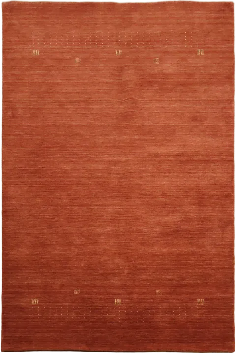 Terracotta Gabbeh Tribal Area Rug 6x9