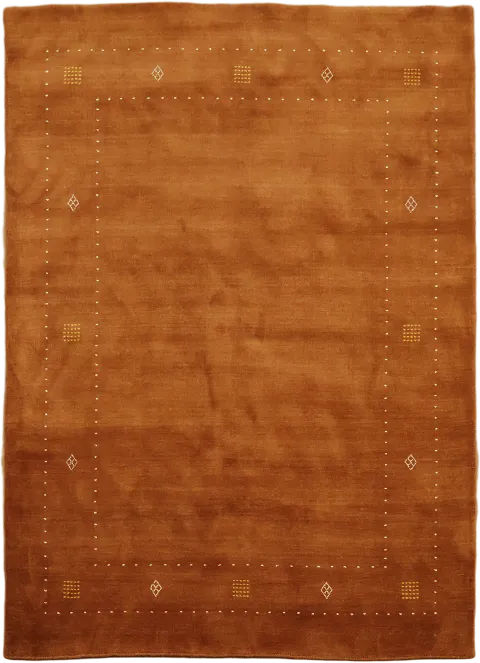 Rich Terracotta Gabbeh Tribal Area Rug 6x8