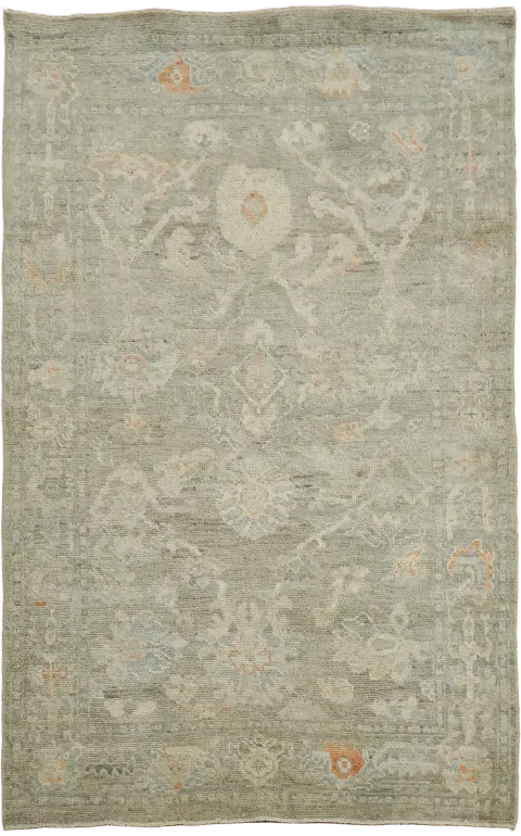 Traditional Oushak Rug 4x6