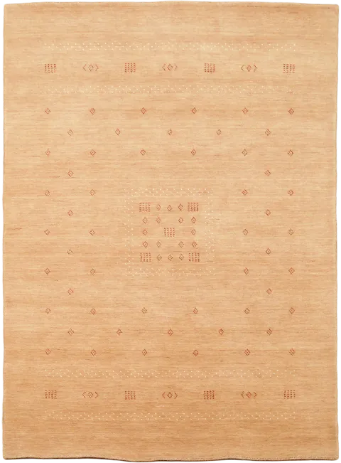 Camel Gabbeh Tribal Rug 5x7