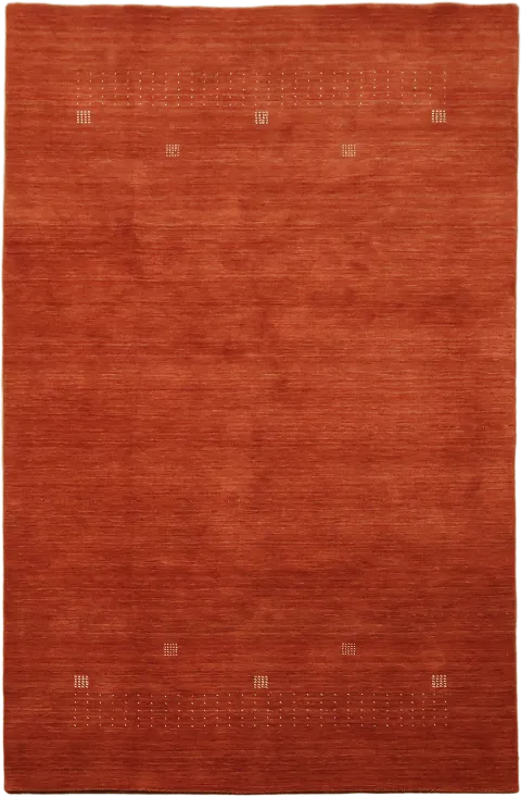Rust Gabbeh Tribal Area Rug 6x9