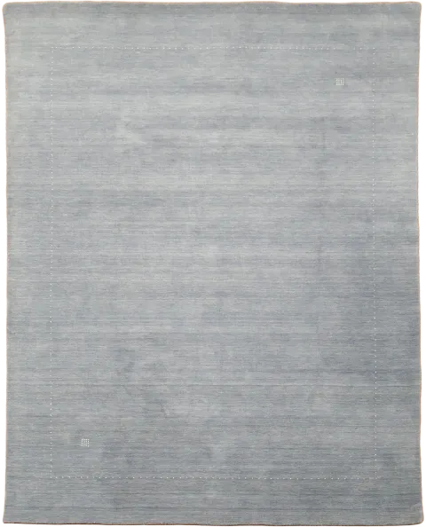 Hand-Knotted Serene Blue Gabbeh Tribal Area Rug 8x10
