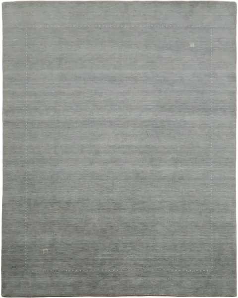 Hand-Knotted Gray Gabbeh Area Rug 8x10