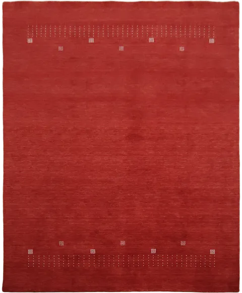 Crimson Red Gabbeh Tribal Area Rug 8x10