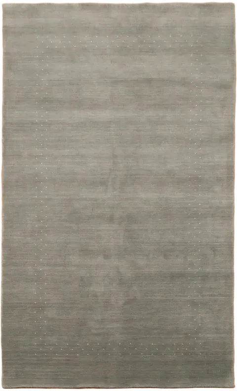 Modern Gray Gabbeh Area Rug 5x9