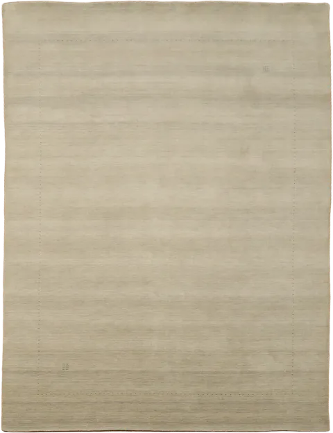 Minimalist Beige Gabbeh Area Rug 9x12