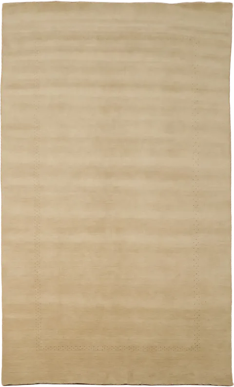 Neutral Beige Gabbeh Area Rug 8x13