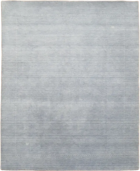 Soft Blue Gabbeh Area Rug 8x10