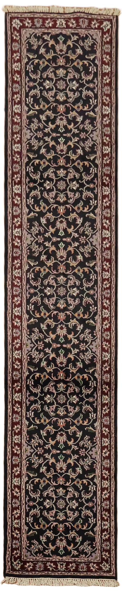 Elegant Persian Runner Rug with Exquisite Ornamental Design 3x12