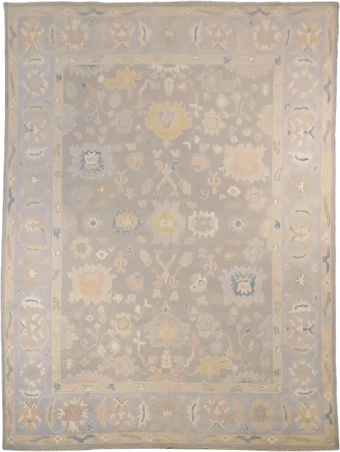 Oushak Turkish Wool Area Rug 9x12