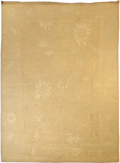 Must SEE! Vegetables Dye Muted Wool Oushak Turkish Large Rug 10x14