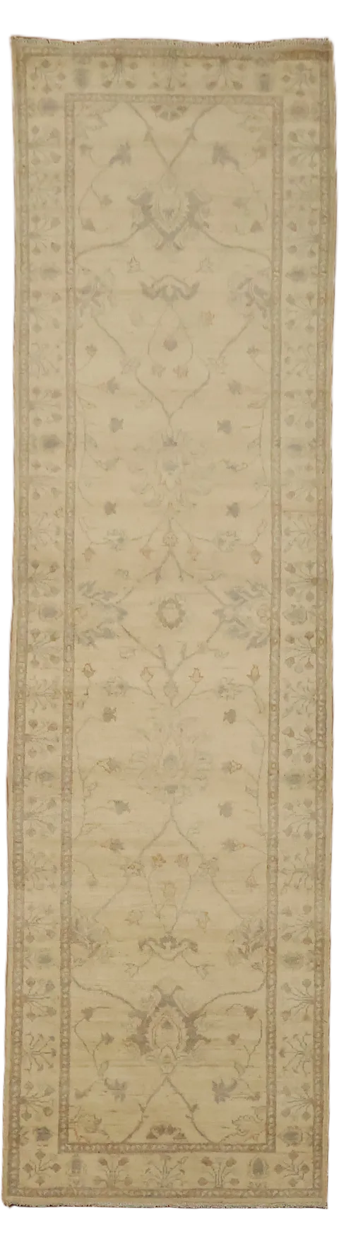 Wool Oriental Oushak Turkish Runner Rug 3x10