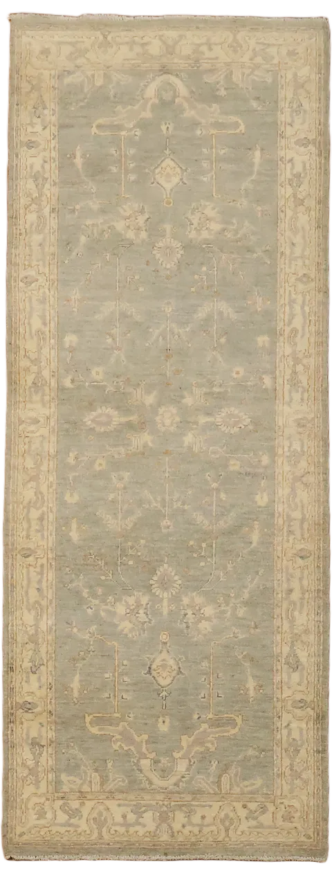Oriental Wool Oushak Turkish Runner Rug 3x7