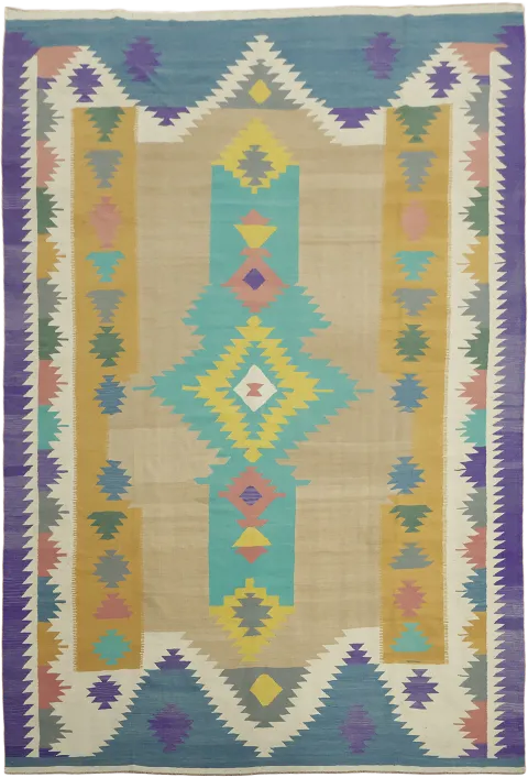 Top Quality Over Size Wool Kilim Turkish Large Rug 10x15