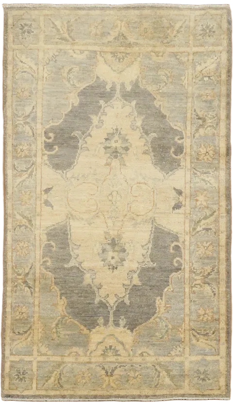 Oushak Turkish Oriental Wool Rug 3x4