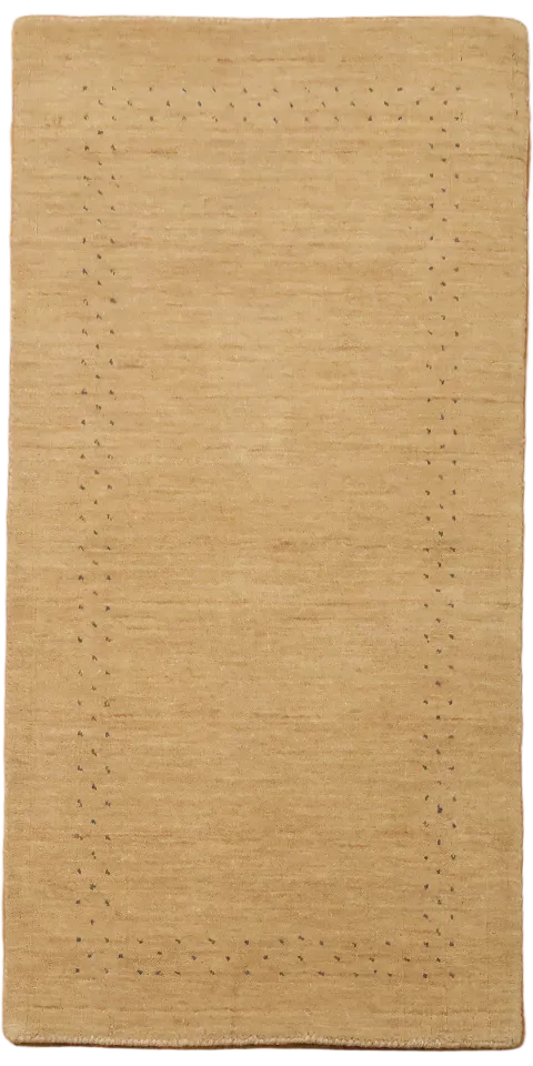 Beige Gabbeh Tribal Rug 2x4