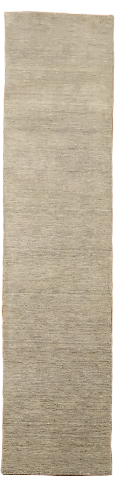 2x10 Gabbeh Runner Rug in Neutral Cream & Ivory