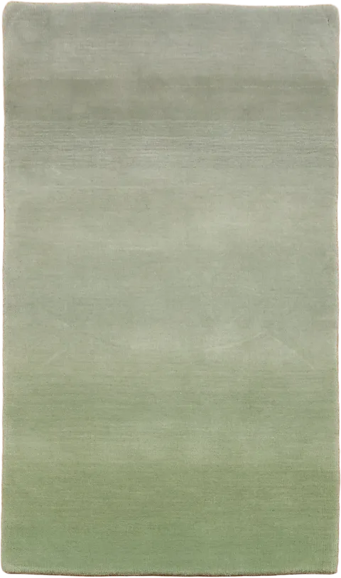Muted Green Ombre Gabbeh Rug 3x5