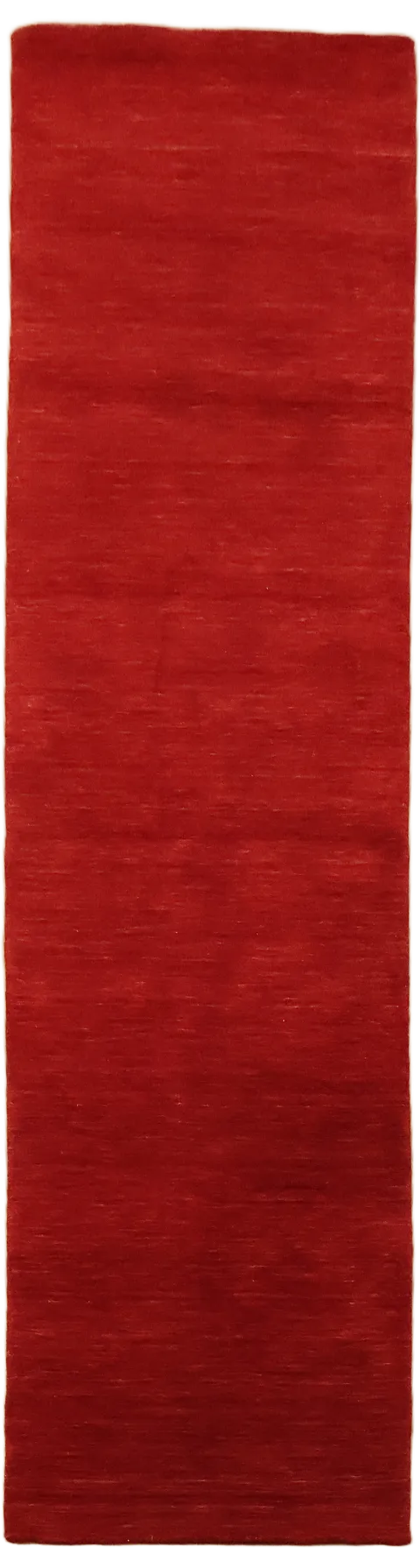 Vivid Crimson Runner Rug Perfect for Making a Bold Entrance 9' 11'' X 2' 8''