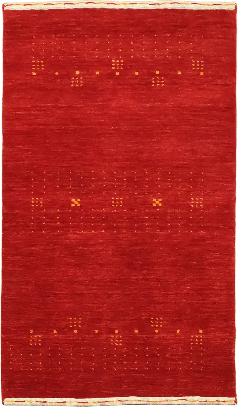 3x5 Red Gabbeh Tribal Rug