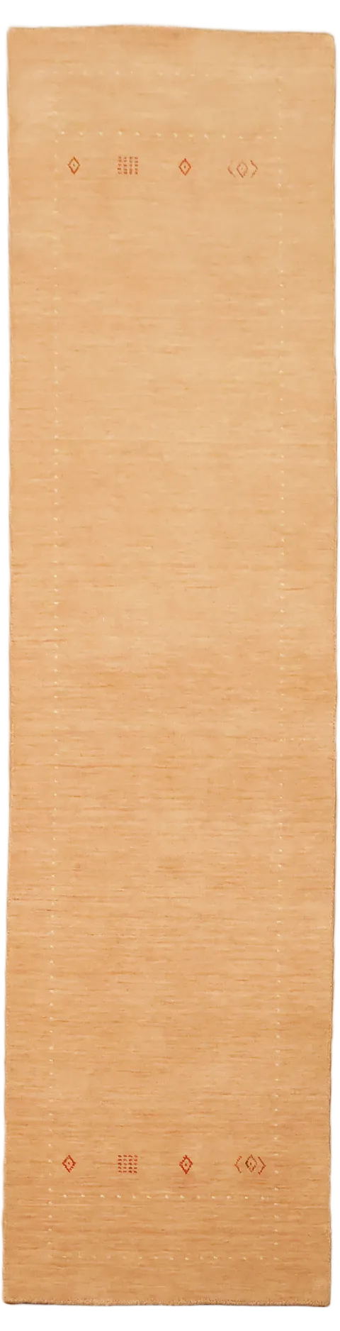 3x10 Peach Gabbeh Tribal Runner Rug