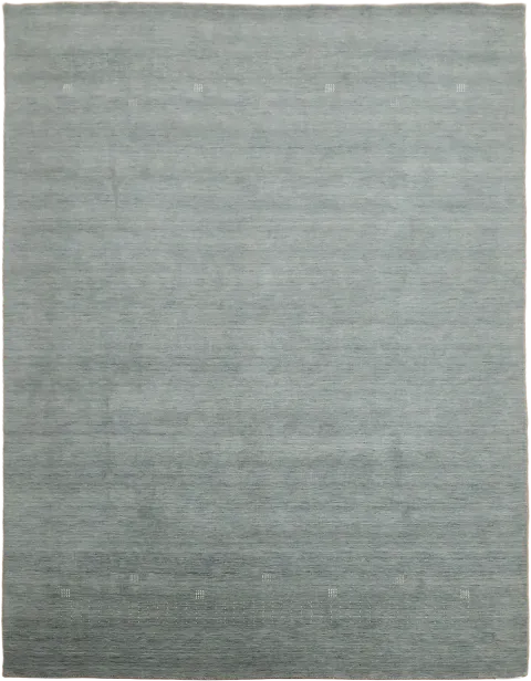 Minimalist Blue with Grey hint Area Rug for Modern Home Decor 9x12