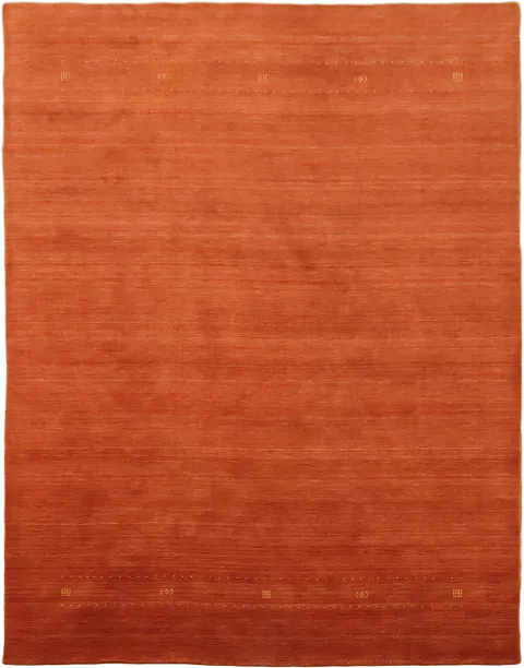 Terracotta Orange Gabbeh Rug: Perfect for Classic and Modern Spaces 9x12