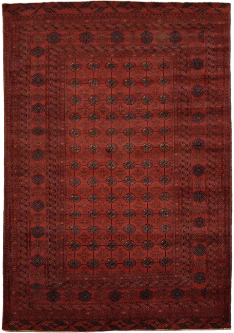 New Geometric Wool Bokhara Oriental Area Rug 6x9