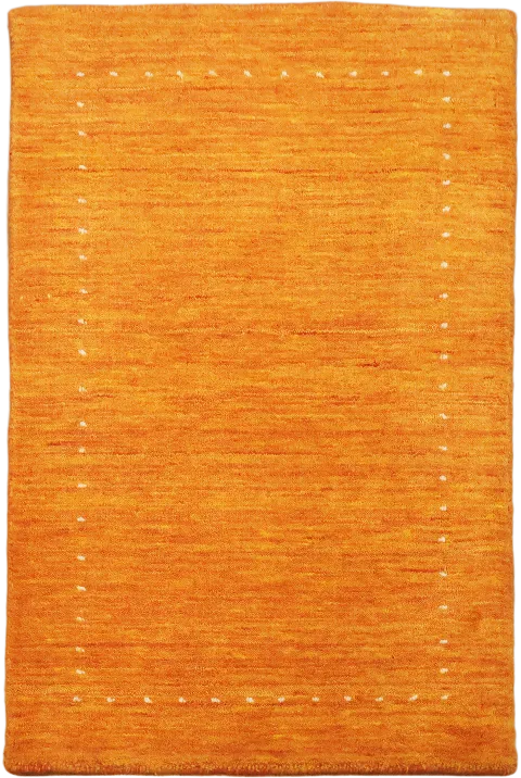 2x3 Orange Gabbeh Oriental Rug