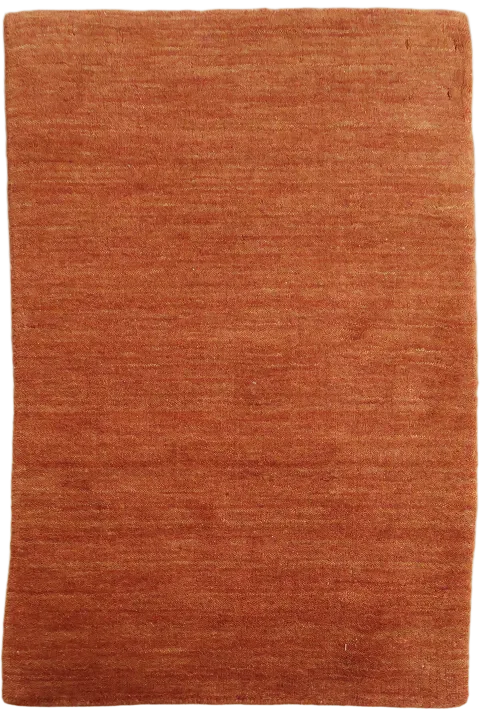Stunning Orange Gabbeh Solid Rug 2x3