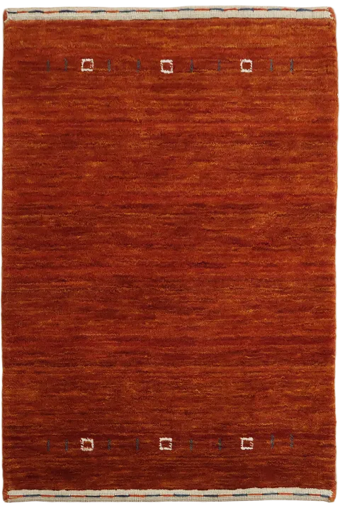 2x3 Deep Rust Gabbeh Tribal Rug