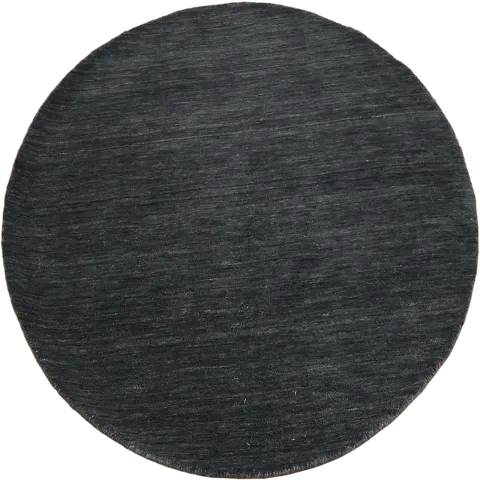 Dark-Toned Circular Rug Perfect for Modern Minimalist Spaces 4'x4'