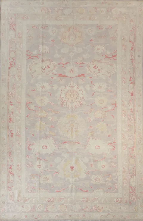 Outstanding! Muted Oriental Wool Oushak Turkish Large Rug 9x14